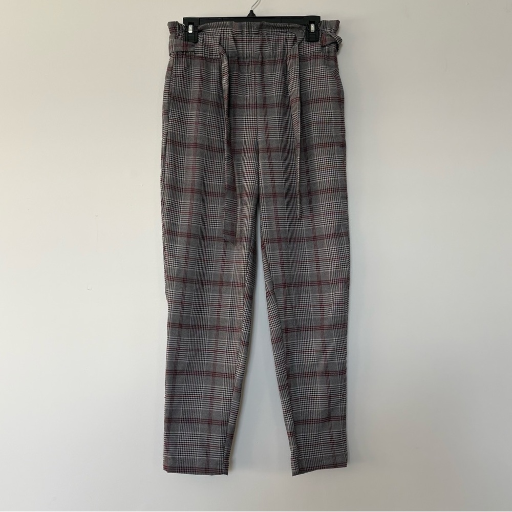 Harlow Women’s High Rise Plaid Dress Pants Size S Slim Fit Business Casual